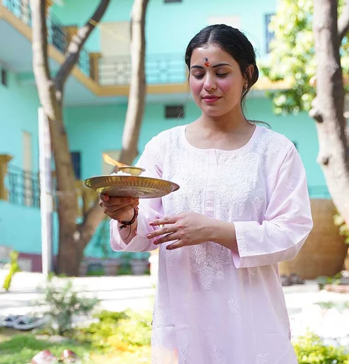 Beginning of the 100-hour Yoga Teacher Training Course at Rishikesh Yoga School